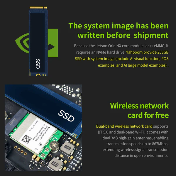 Jetson Orin NX SUPER AI Large Model Developer Kit with 8G/16GB RAM(117TOPS/157TOPS)